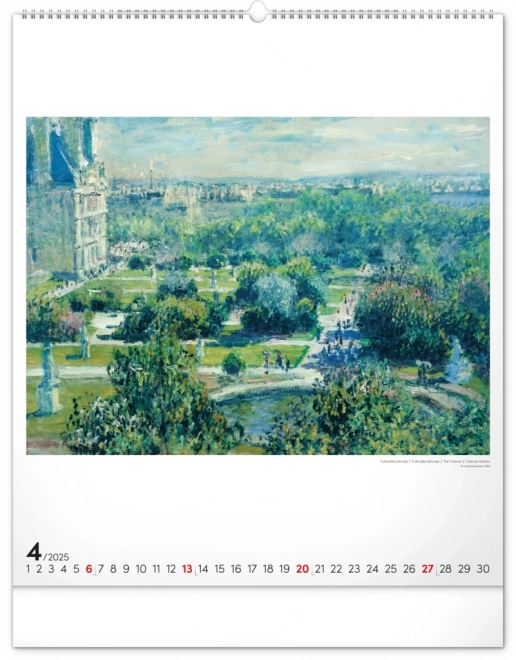 Wandkalender Claude Monet 2025