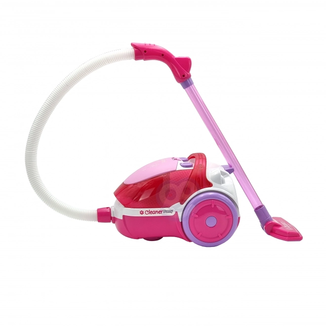 Kinderstaubsauger mit Saugfunktion in Rosa