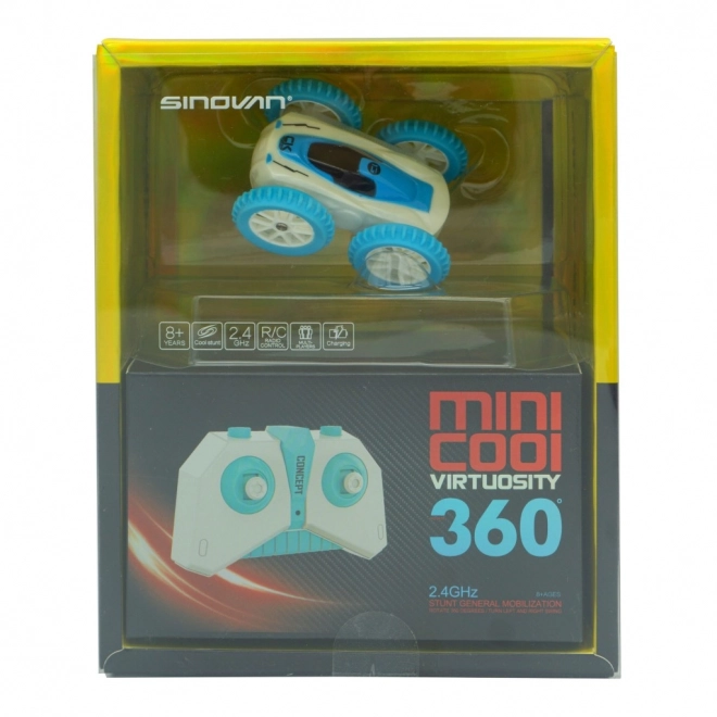 Mini Stunt RC Auto Blau