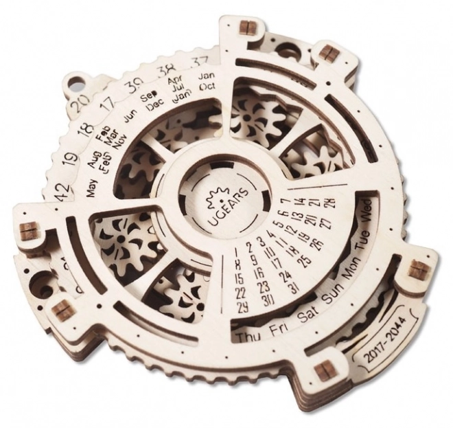 Ugears 3D Holzmechanisches Puzzle Kalender