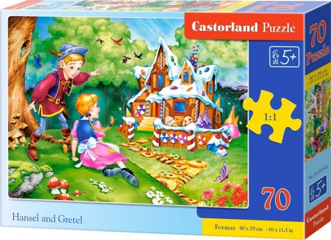 Puzzle 70 Teile Hänsel & Gretel