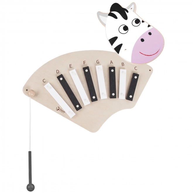 Klassische World Musik Wandtafel Zebra