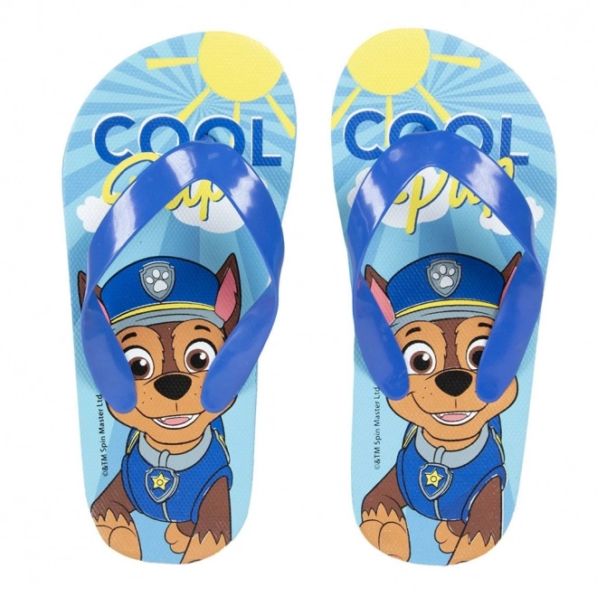 Paw Patrol Kinder Badeschlappen Hellblau