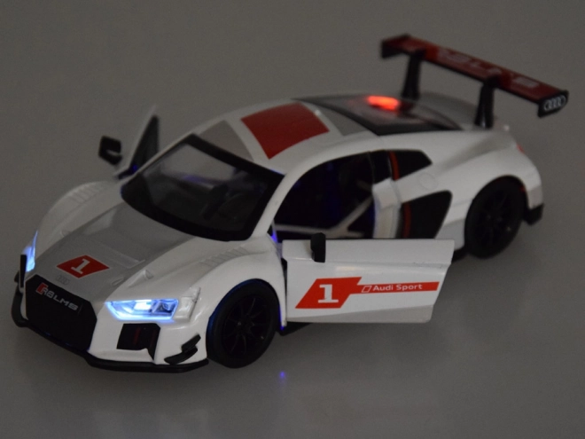 Metallmodell Sportwagen Audi R8 LMS 1:32 mit Sound und Licht