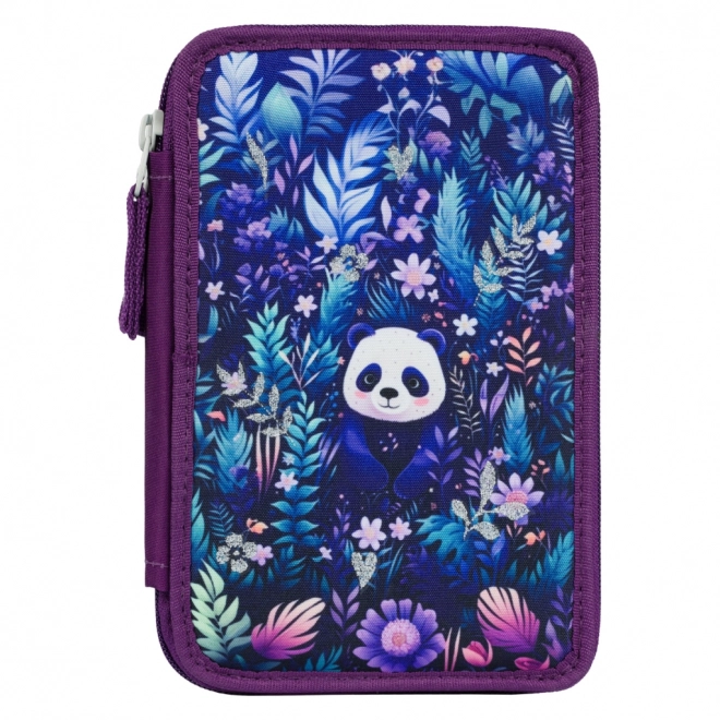 Schulmäppchen dreistöckig Jungle Panda