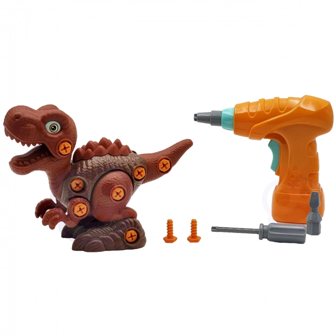 Dinosaurier zum Zusammenbauen mit Bohrer 31 Stk