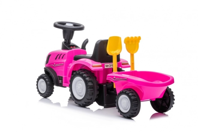 Rosa Trecker New Holland für Kinder