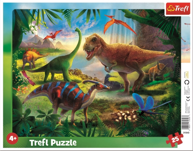 Puzzle Dinosaurier 25 Teile