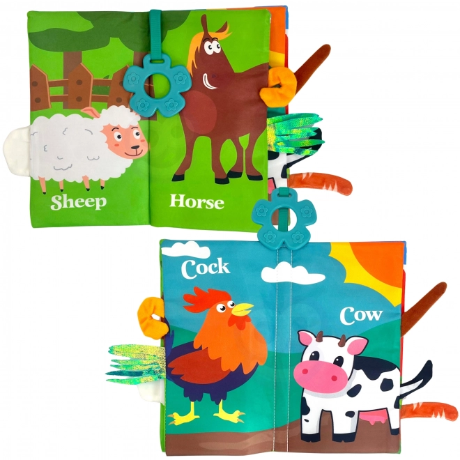 Woopie Baby Stoffbuch mit Tierschwänzen