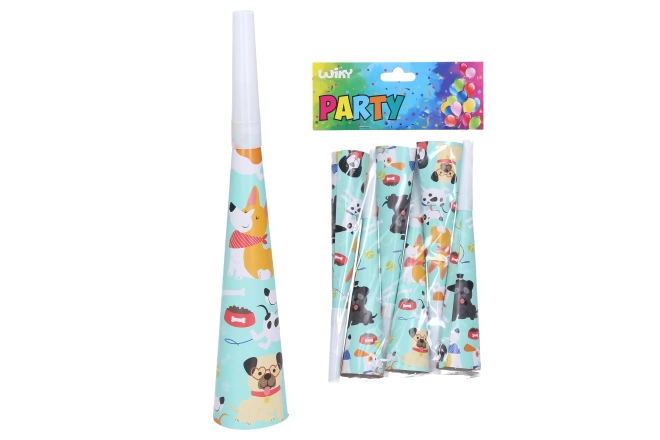 Partytröten 20 cm, 6er Pack