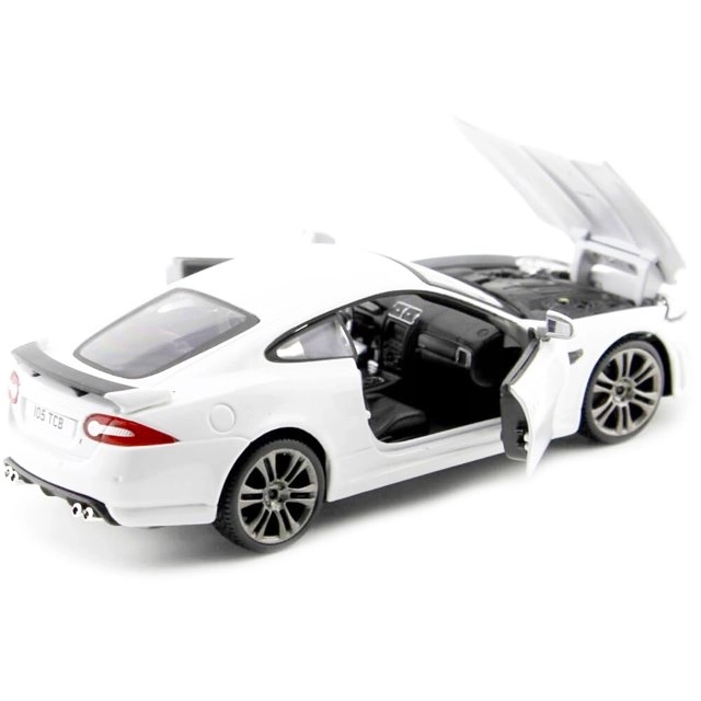 Bburago Modellauto Jaguar XKR-S Weiß im Maßstab 1:24