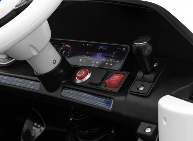 Mercedes Benz AMG EQA für Kinder schwarz + Fernsteuerung + 5-Punkt-Sicherheitsgurte + EVA + MP3-Display + LED-Leuchte