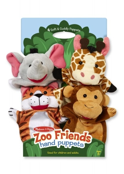 Safari ZOO Handpuppen 25cm 4er Set