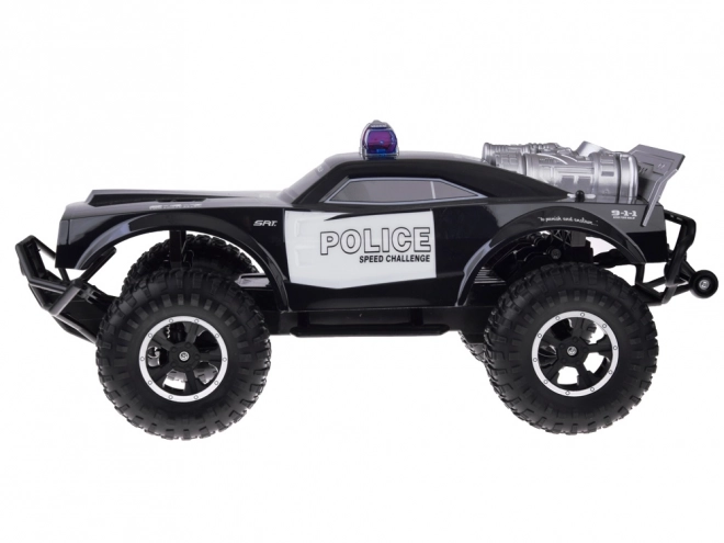 Großer ferngesteuerter Monstertruck POLIZEI Beleuchtung mit Fernbedienung RC0626
