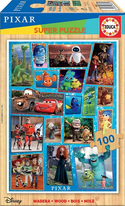 Disney Pixar Holzpuzzle 100 Teile