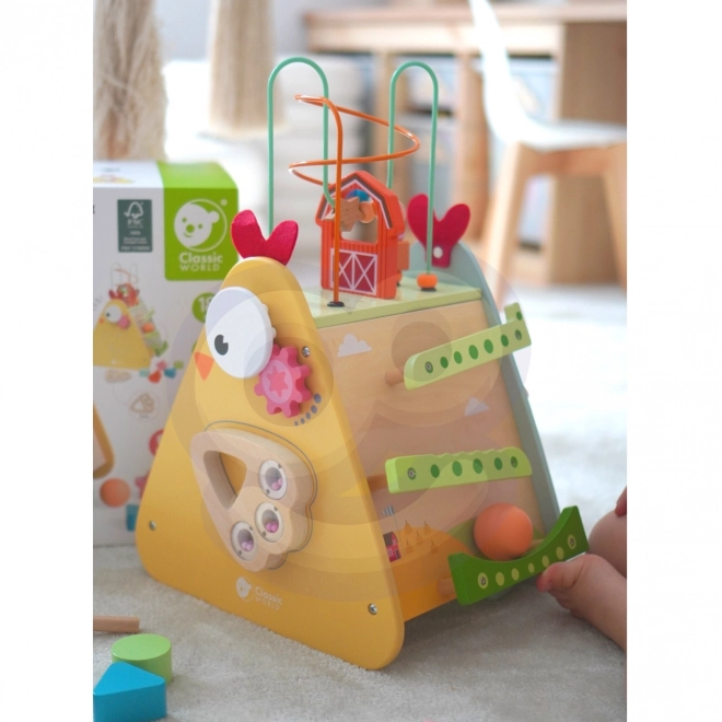 Montessori Spielwürfel 10-in-1 Glückliche Farm XXL