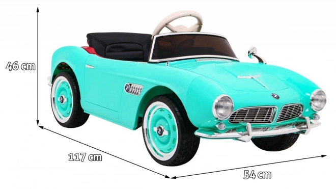 Fahrzeug BMW 507 Retro Grün