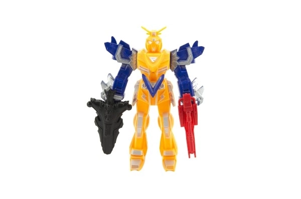 Transformer Roboterfigur Plastik 15cm in 4 Farben