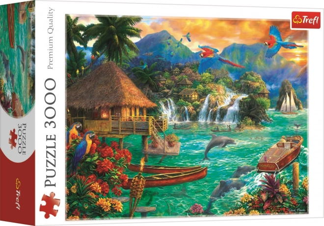 Puzzle Leben auf der Insel 3000 Teile