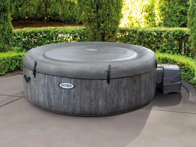 Aufblasbarer Whirlpool für 4 Personen mit Hydromassage und WiFi
