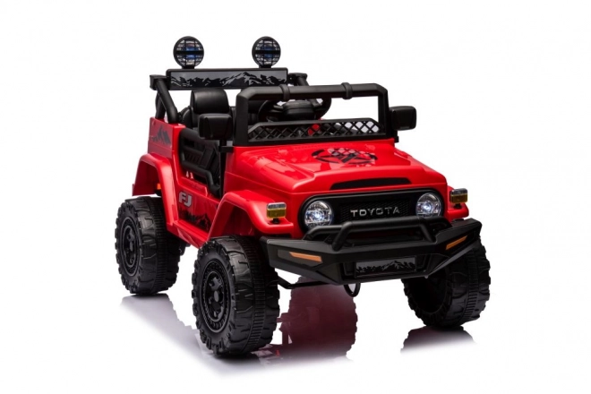 Rotes elektrisches Geländewagen-Spielzeug