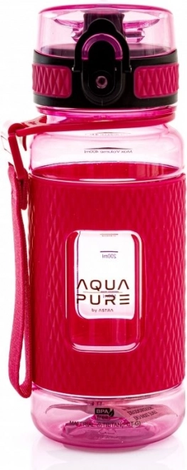 Gesunde Trinkflasche Aqua Pure 400 ml Rosa