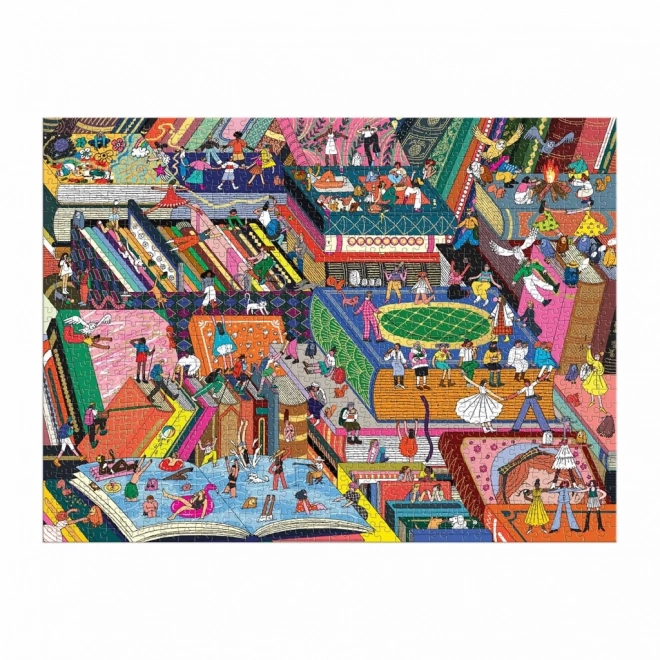 Galison puzzle roman in der nachbarschaft 1000 teile
