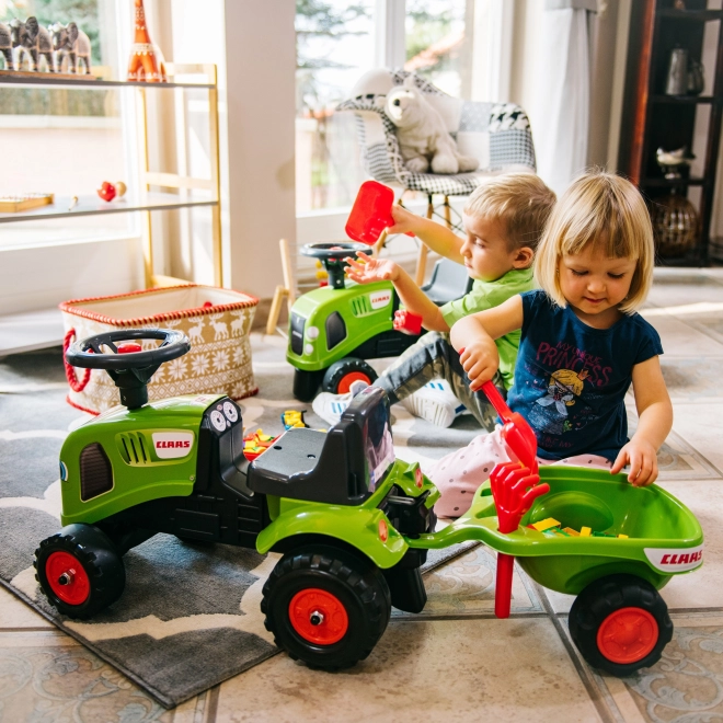 Falk Lauflernwagen Baby Claas mit Anhänger