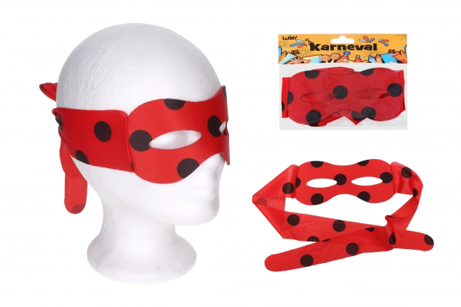 Karneval-Set - Augenmaske Marienkäfer