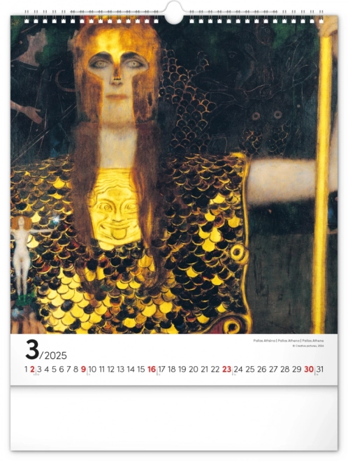 Wandkalender Gustav Klimt 2025