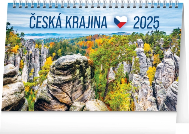 Tischkalender Tschechische Landschaft 2025