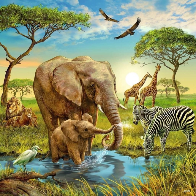 Ravensburger Tiere Puzzle 3x49 Teile