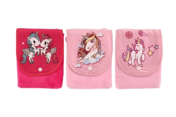 Magische Einhorn Tasche aus Stoff und Plüsch