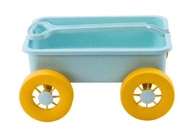 Spielzeugwagen für Sand in Pastell Türkis