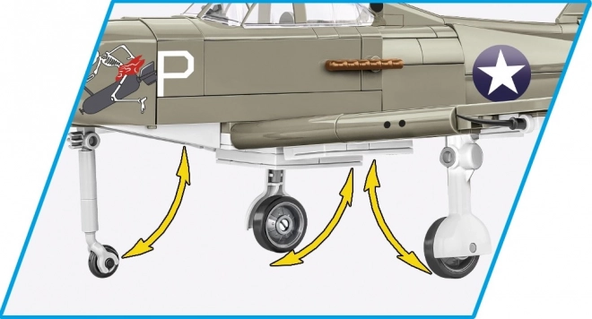 Cobi Modellbausatz Bell P-39D Airacobra