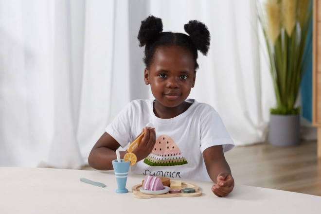 Holz Mittagessenset für Kinder