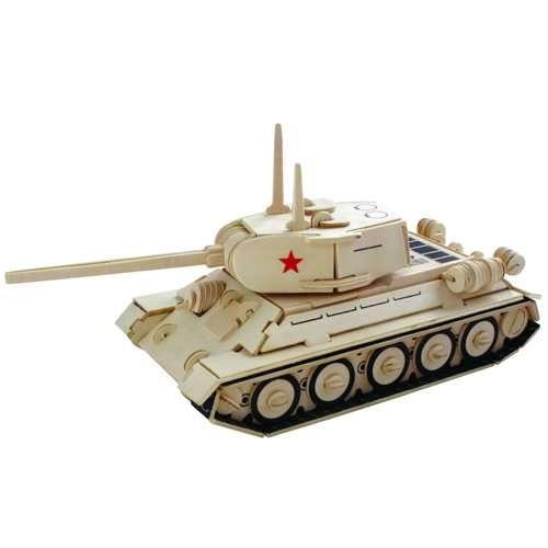 Holz 3D Puzzle Panzer T-34