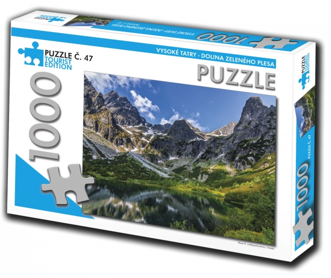 Tourist Edition Puzzle Vysoké Tatry Dolina Zeleného Plesa 1000 Teile