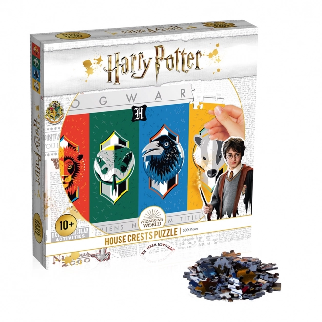 Harry Potter Hauswappen Puzzle 500 Teile