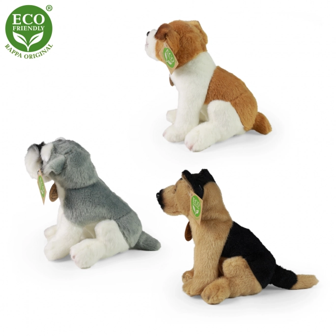 Sitzender Plüschhund 20 cm ECO-FRIENDLY