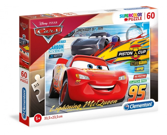 Clementoni Puzzle Cars 3: Piston Cup für Kinder, 60 Teile