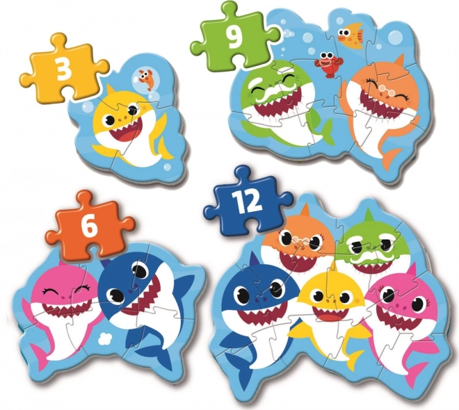Clementoni Erste Puzzle Baby Shark für Kinder