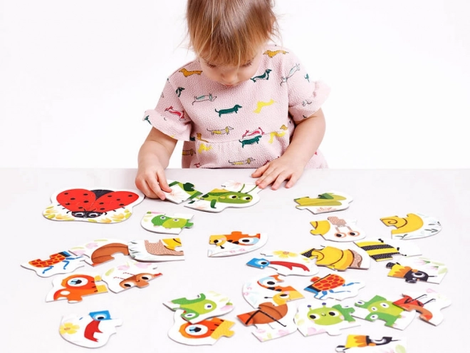 Puzzle Krabbeltiere Vierlinge