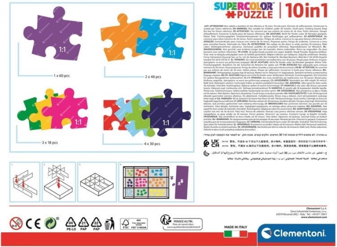 10 Puzzles in einer Box