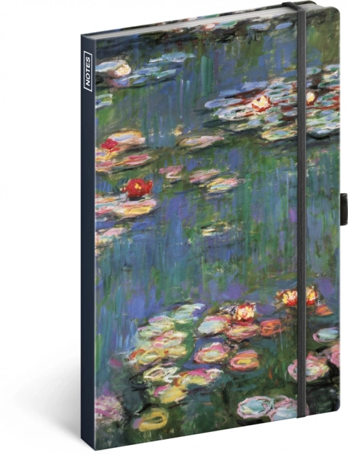 NOTIQUE Notizen Claude Monet, liniert, 13 x 21 cm