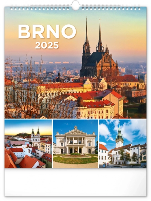 Notique Wandkalender Brno 2025