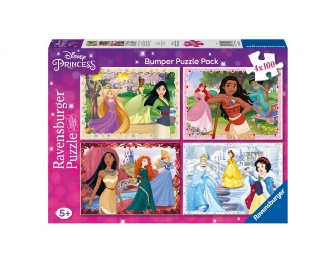 Ravensburger Puzzle Disney: Prinzessinnen 4x100 Teile