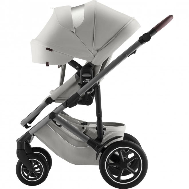 Komplettset Kinderwagen Smile 5Z mit Lux Babywanne in Linen Grey