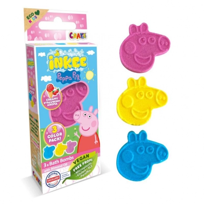 Inkee - Mini Badebomben Peppa Pig