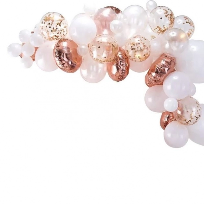 Ballongirlande Rosegold